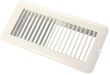 Load image into Gallery viewer, JR PRODUCTS 02-28985 - 4&quot; X 10&quot; FLOOR REGISTER - UNDAMPERED - METAL - WHITE - Young Farts RV Parts