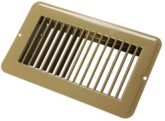 JR Products Heating/ Cooling Register - Rectangular Brown - 02-28955 - Young Farts RV Parts