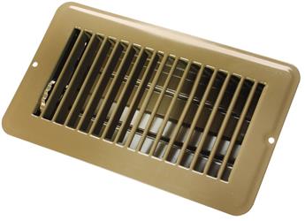 JR Products Heating/ Cooling Register - Rectangular Brown - 02-28975 - Young Farts RV Parts