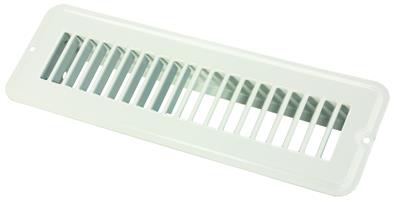 JR Products Heating/ Cooling Register - Rectangular White - 02-28925 - Young Farts RV Parts