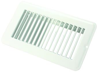 JR Products Heating/ Cooling Register - Rectangular White - 02-28945 - Young Farts RV Parts