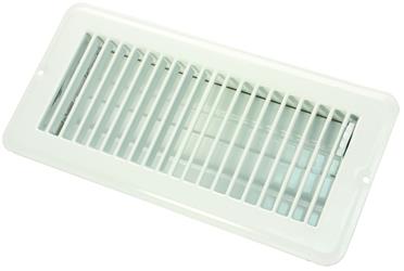 JR Products Heating/ Cooling Register - Rectangular White - 02-29005 - Young Farts RV Parts