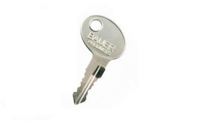 Key AP Products 013 - 689008 Bauer AE; Replacement Key For Bauer AE Series Door Lock - Young Farts RV Parts
