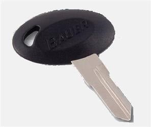 Key AP Products 013-689301 Bauer; Replacement Key For Bauer RV Series Door Lock; Key Code 301 - Young Farts RV Parts