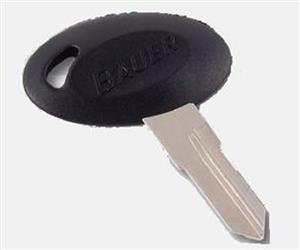 Key AP Products 013-689303 Bauer; Replacement Key For Bauer RV Series Door Lock; Key Code 303 - Young Farts RV Parts