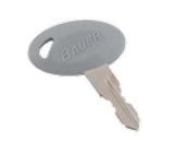 Key AP Products 013-689744 Bauer; Replacement Key For Bauer RV 700 Series Door Lock