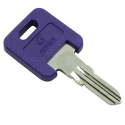 Key AP Products 013-690391 Global; Replacement Key For Global Series Door Lock - Young Farts RV Parts