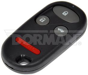 Key Fob Dorman 99357 OE Replacement; With 3 Gray Buttons/ 1 Red Button; Black - Young Farts RV Parts