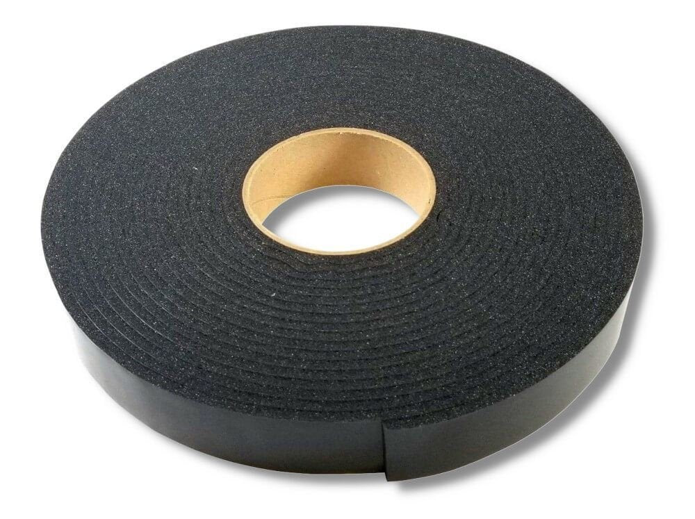 Lavanture Products TM150B - Light Density Foam Cap Tape (Black/Mylar 1.5 mil) - Young Farts RV Parts