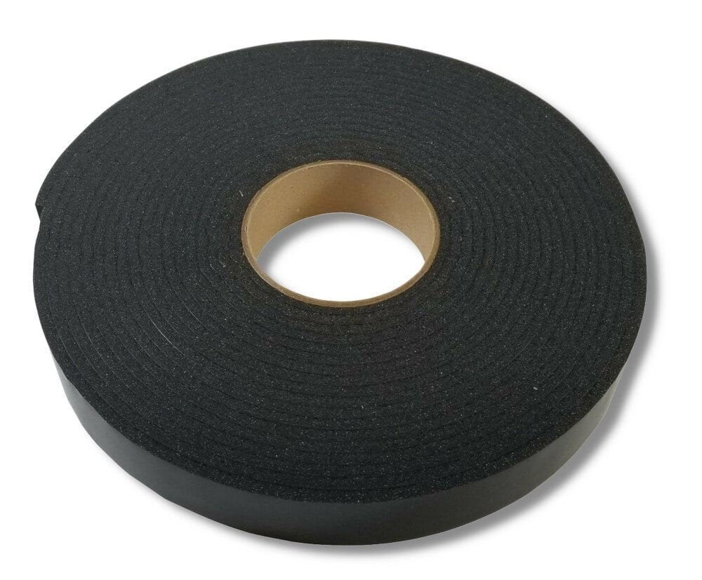 Lavanture Products TM150B - Light Density Foam Cap Tape (Black/Mylar 1.5 mil) - Young Farts RV Parts
