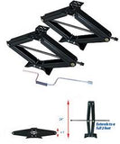 Leveling Jack Ultra-Fab Products 48-979002 Use To Provide Added Stability To Travel Trailers/ Fifth Wheel/ Horse And Cargo Trailers, Manual, 6500 Pound Weight Capacity, Extends From 4-3/4