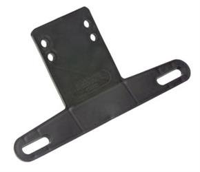 License Plate Bracket Wesbar 003201 Black, Plastic Wesbar products are made waterproof, sealed, submersible and shock-resistant - Young Farts RV Parts