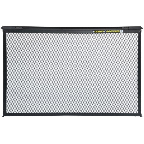 Lippert Components 859792 - Black 26'' Mesh Screen Defender RV Entry Door Screen Protector - Young Farts RV Parts