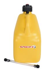 Liquid Storage Container SpeedFX 8833 Yellow; 5 Gallon Capacity; Plastic - Young Farts RV Parts