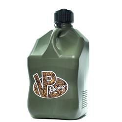 Liquid Storage Container VP Racing Fuels 3842-CA Motorsport ®; Camouflage; 5 Gallon; Free Standing; Polyethylene; Square Shape; With Cap; Single; Designed To Hold Water/ Automotive And Industrial Fluid/ Deer Corn/ Milo And Oats/ Feed Pellets/ Bird Seed/ R - Young Farts RV Parts