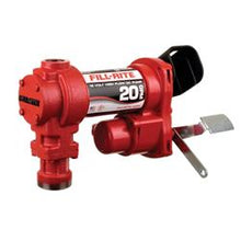 Load image into Gallery viewer, Liquid Transfer Tank Pump Fill Rite by Tuthill FR4204H H Series, Diesel/ Gasoline/ Kerosene/ E15/ Biodiesel Up To B20, Electric, 12 Volt DC, 20 Gallons Per Minute, 1&quot; NPT Inlet x 1&quot; NPT Outlet, Cast Iron Construction, 16 PSI Maximum Operating Pressure, -1 - Young Farts RV Parts