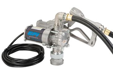 Liquid Transfer Tank Pump GPI 137100-05 EZ-8, For Use With Diesel Fuel (Up To 20 Percent Biodiesel Blends Such As B20)/ Gasoline (Up To 15 Percent Alcohol Blends Such As E15)/ Kerosene, Direct Tank Mounting, Electric, 12 Volt AC, Up To 8 Gallons Per Minut - Young Farts RV Parts