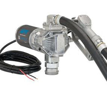 Load image into Gallery viewer, Liquid Transfer Tank Pump GPI 162000-03 G20 Series, Diesel, Electric, 12 Volt DC, 20 Gallons Per Minute, 14 Feet Hose, With Flow Meter, Aluminum Housing, 1&quot; Inlet And 1&quot; Outlet - Young Farts RV Parts