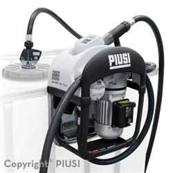 Liquid Transfer Tank Pump Piusi F00101A0H THREE25, Diesel Exhaust Fluid, Electric, 120 Volt AC, 9 Gallons Per Minute, 20 Foot Delivery Hose, With Flow Meter - Young Farts RV Parts