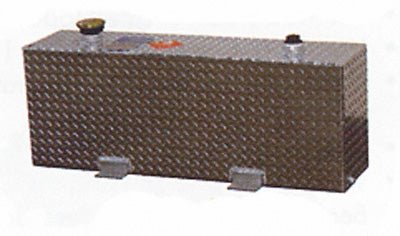 Liquid Transfer Tank TrailFX 210501 TFX Liquid Transfer, Non-Potable Water Or Diesel Fuel, 35 Gallon Capacity, Vertical, 11-1/4" Length x 45-1/4" Width x 18-3/4" Height, Aluminum Alloy, With Lockable Cap (Cap Locks With Padlock - Not Included) - Young Farts RV Parts