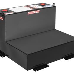 Liquid Transfer Tank Weather Guard 350-5-02 Not DOT Approved For Transport Of Flammable Liquids, Not To Be Used As An Auxiliary Fuel Tank To Feed Directly Into Fuel System, Diesel/ Hydraulic, L-Shape, 30