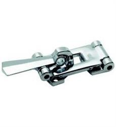 Lock Hasp Attwood Marine 2012A3 For Use On Tackle/ Bait And Ice Boxes That Draw-Down Pressure-Tight Seal Also For Hatch Or Motor Box Clamps; Padlock; Chrome Plated; Silver; ZAMAK (Zinc/ Aluminum/ Magnesium And Copper); Flush Mount - Young Farts RV Parts