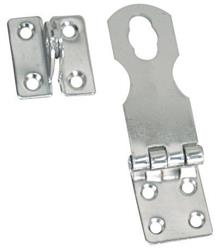 Lock Hasp WhiteCap Industries S-0578C Marine Series; Fixed Safety; Chrome Plated; Silver; Brass - Young Farts RV Parts