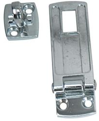 Lock Hasp WhiteCap Industries S-1400C Marine Series; Swivel Safety; Chrome Plated; Silver; Zamac - Young Farts RV Parts