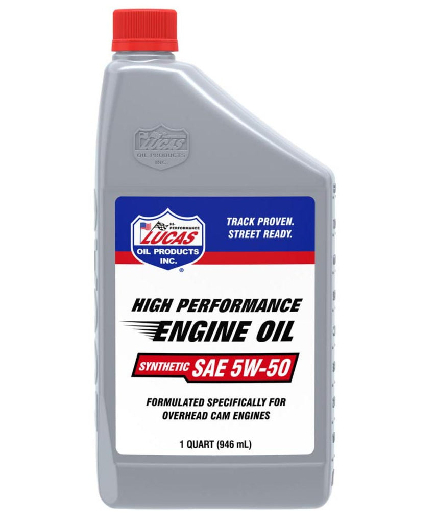 Lucas Oil 10101 5W-50 Synthetic Oil 1 Qt. - Young Farts RV Parts