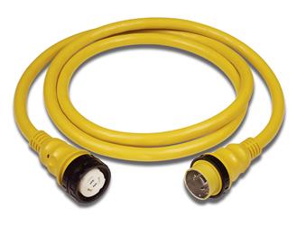 Marinco 25' RV Power Supply Cord 50 Amp, 6 Gauge, Yellow - Young Farts RV Parts