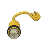 Marinco Locking Pigtail Adapter 30 Amp Male x 50 Amp Female - 124ARV