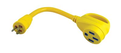 Marinco ParkPower Cord Adapter 15 Amp Male x 50 Amp Female - 1550ARV - Young Farts RV Parts
