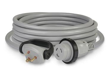 Marinco Power Cord - 30 Amp 25 Feet Length Gray - 25SPPG.RV - Young Farts RV Parts