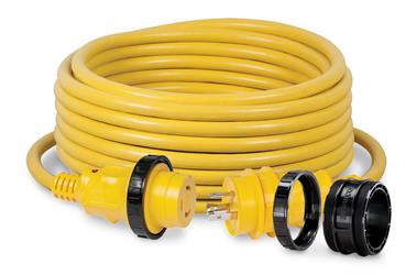 Marinco Power Cord - 30 Amp 25 Feet Yellow - 25GENC - Young Farts RV Parts