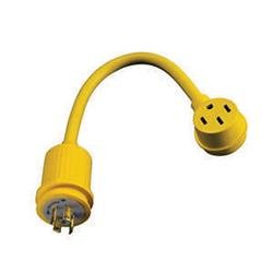 Marinco Power Cord Adapter 30 Amp Male x 50 Amp Female Locking - 173ARV - Young Farts RV Parts