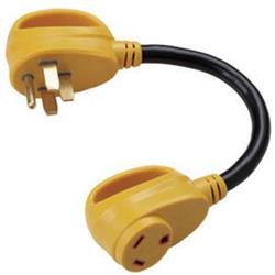 Marinco Power Cord Straight Blade Adapter 30 Amp x 50 Amp - 5030ARV - Young Farts RV Parts