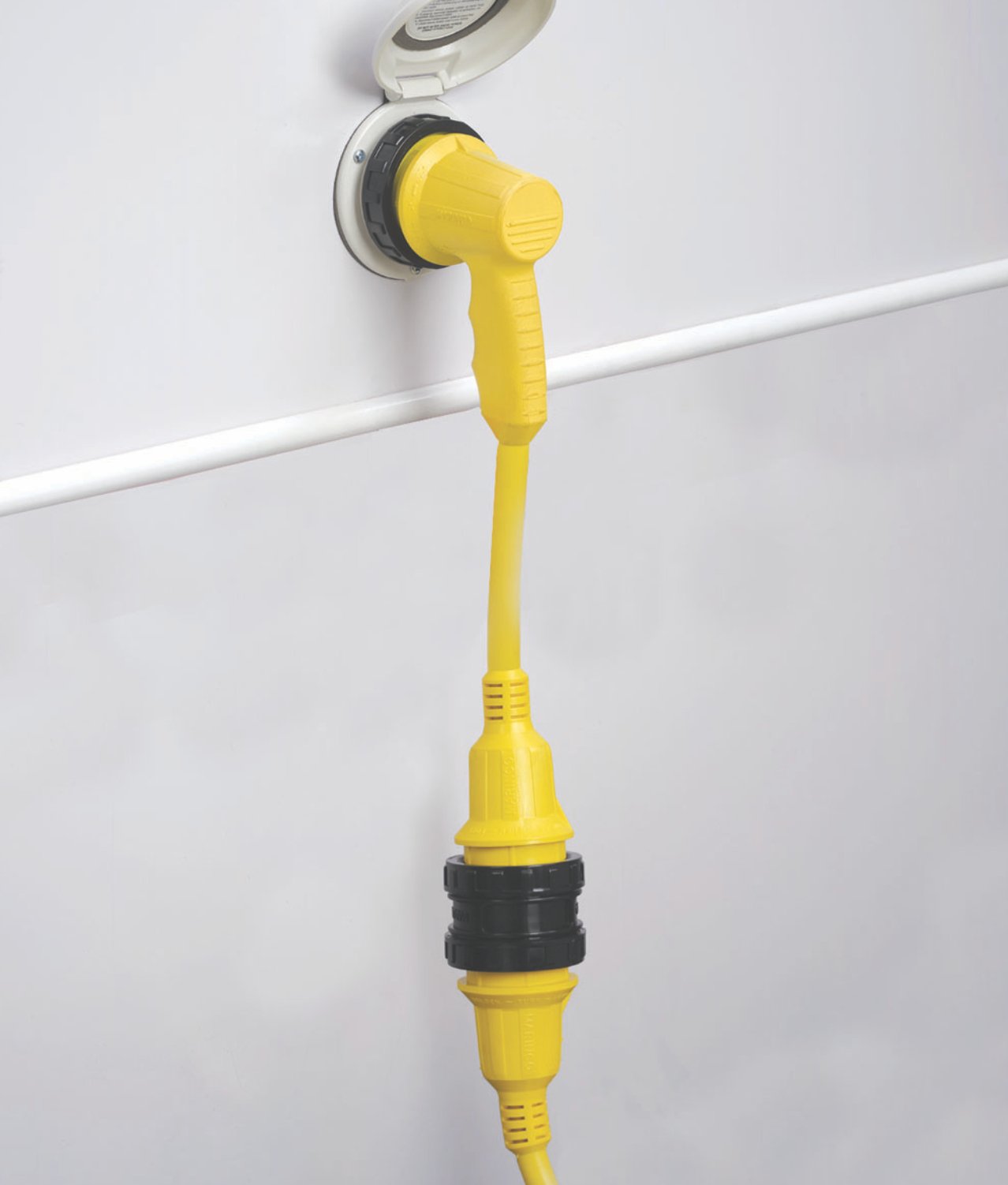 Marinco Right Angle Power Adapter, 50A 125 / 250V - 1RPC50RV - Young Farts RV Parts