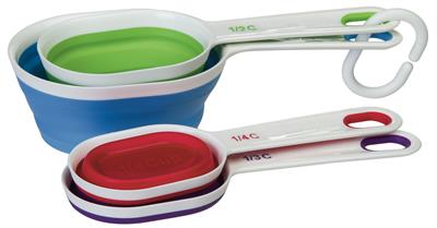 Measuring Cup Progressive International BA-545 Thinstore ™, Used To Measure Liquid/Dry Ingredients For Cooking, Collapsible Type, Set Of 4 Cups - Young Farts RV Parts