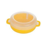 Microwave Cookware Progressive International PS-69Y Sandwich Maker; Round; Yellow; High Heat Polypropylene; Dishwasher Safe; Double Wall Container