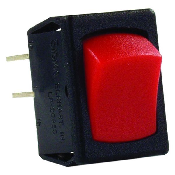 MINI-12V SWITCH ROUGE/BLACK - Young Farts RV Parts