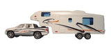Model Vehicle Prime Products 27-0020 Die Cast Metal And Plastic Fifth Wheel And Truck Toy, Display Box For Collectors