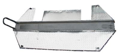 Motorcycle Carrier - Frame Mount Platform Hydralift Motorcycle Lifts/ Innovative RV Tech HLP8018 Use With Motorhome Motorcycle Lift Part Number HL4288; 4 Piece Diamond Plate; Aluminum; Not Designed To Carry Weight - Young Farts RV Parts