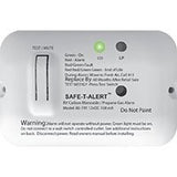 MTI Industries 85-741-WT-TR - Universal 85 Series Slim Line White Dual CO/LP Alarm