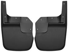 Load image into Gallery viewer, Mud Flap Husky Liner 56141 Custom Mud Guards ™, Direct-Fit, Set of 2, Contoured, Without Logo, Black, Thermoplastic - Young Farts RV Parts