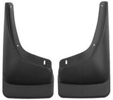 Mud Flap Husky Liner 56251 Custom Mud Guards ™, Direct-Fit, Set of 2, Contoured, Without Logo, Black, Thermoplastic