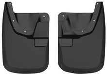 Load image into Gallery viewer, Mud Flap Husky Liner 56681 Custom Mud Guards ™, Direct-Fit, Set of 2, Contoured, Without Logo, Black, Thermoplastic - Young Farts RV Parts