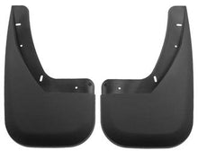 Load image into Gallery viewer, Mud Flap Husky Liner 57731 Custom Mud Guards ™, Direct-Fit, Set of 2, Contoured, Without Logo, Black, Thermoplastic - Young Farts RV Parts