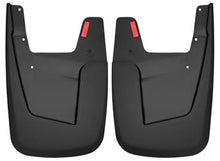 Load image into Gallery viewer, Mud Flap Husky Liner 59141 Custom Mud Guards ™, Direct-Fit, Set of 2, Contoured, Without Logo, Black, Thermoplastic - Young Farts RV Parts