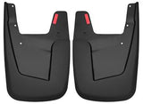 Mud Flap Husky Liner 59141 Custom Mud Guards ™, Direct-Fit, Set of 2, Contoured, Without Logo, Black, Thermoplastic