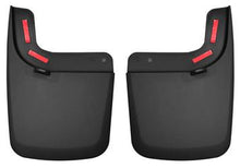 Load image into Gallery viewer, Mud Flap Husky Liner 59471 Custom Mud Guards ™, Direct-Fit, Set of 2, Contoured, Without Logo, Black, Thermoplastic - Young Farts RV Parts